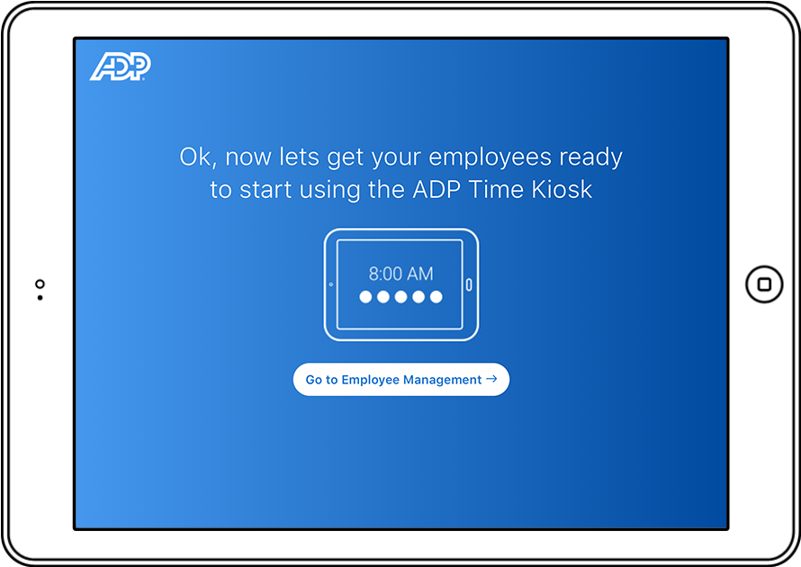 Adp time kiosk